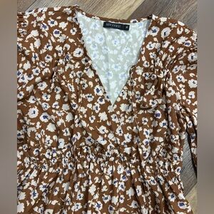 Mikarose Floral Blouse-size Medium